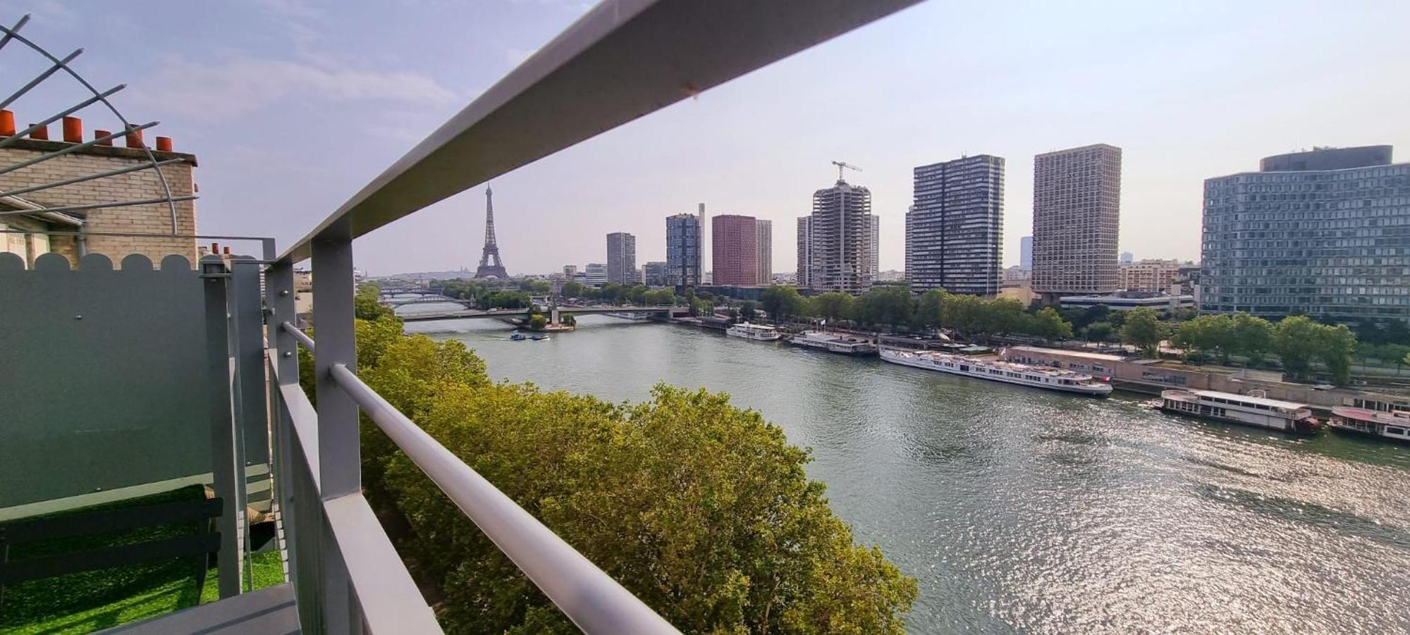 Appartement Vue Tour Eiffel Paris 16 Eme Exterior photo